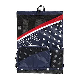 Рюкзак-мішокTYR Elite Team Mesh, Красный/Синий, Red/ Navy