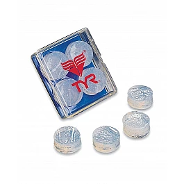 Беруші TYR Soft Silicone Ear Plugs, Білий, Clear