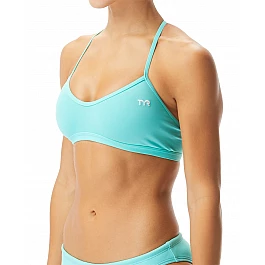 Топ жіночий TYR Women’s Solid Trinity Top, Seafoam, S, Seafoam