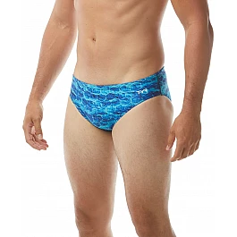 Чоловічі плавки TYR Men's Agran Racer, Синий, 34, Blue