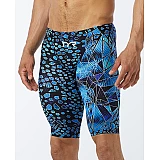 Стартові плавки TYR Men’s Avictor® Venom High Jammer, Синий, 32, BLK/BLUE