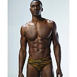 Чоловічі плавки TYR Men's Fizzy Racer, Black/Gold, 28, Black/Gold