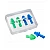 Беруші TYR Ergo Flex Ear Plugs - 4 шт (2 Пари), Синий, Blue/Green