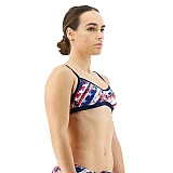 Топ жіночий TYR Women’s Homeland Mojave Tieback Top, Red/White/Blue, XS, Red/White/Blue