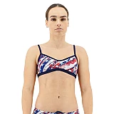 Топ жіночий TYR Women’s Homeland Mojave Tieback Top, Red/White/Blue, XS, Red/White/Blue