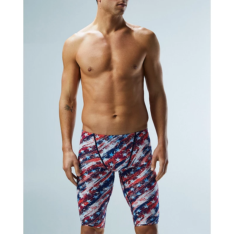 Чоловічі плавки-джаммери TYR Mens' Homeland Jammer, Red/White/Blue, 26, Red/White/Blue