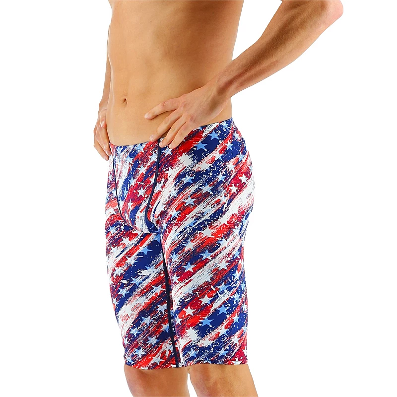 Чоловічі плавки-джаммери TYR Mens' Homeland Jammer, Red/White/Blue, 26, Red/White/Blue