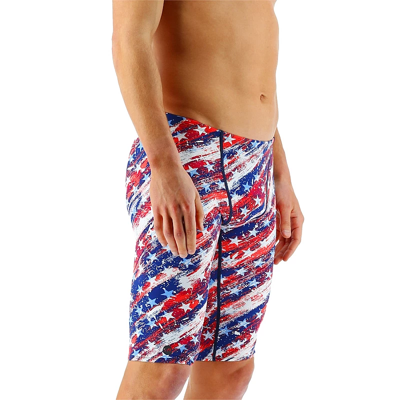 Чоловічі плавки-джаммери TYR Mens' Homeland Jammer, Red/White/Blue, 26, Red/White/Blue