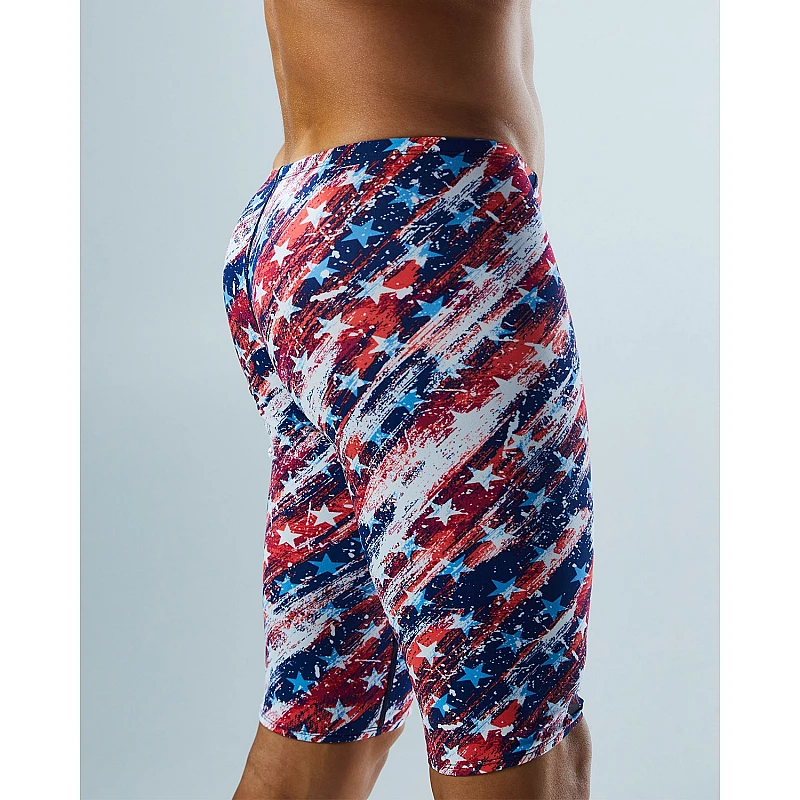 Чоловічі плавки-джаммери TYR Mens' Homeland Jammer, Red/White/Blue, 26, Red/White/Blue
