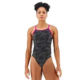 Суцільний жіночий купальник TYR Women’s Blackout Camo Diamond Controlfit, Black, 6, Black