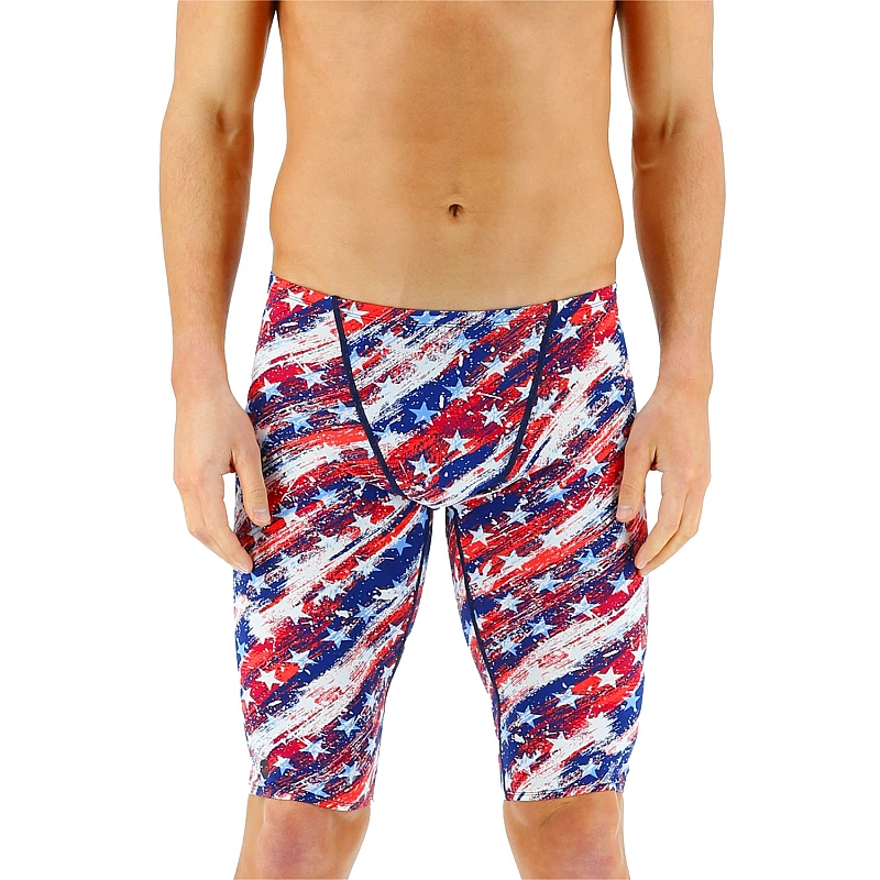 Чоловічі плавки-джаммери TYR Mens' Homeland Jammer, Red/White/Blue, 26, Red/White/Blue