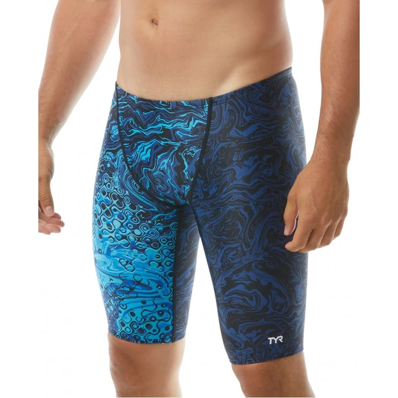 Чоловічі плавки-джаммери TYR Men’s Chroma Jammer, Синий, 34, Blue