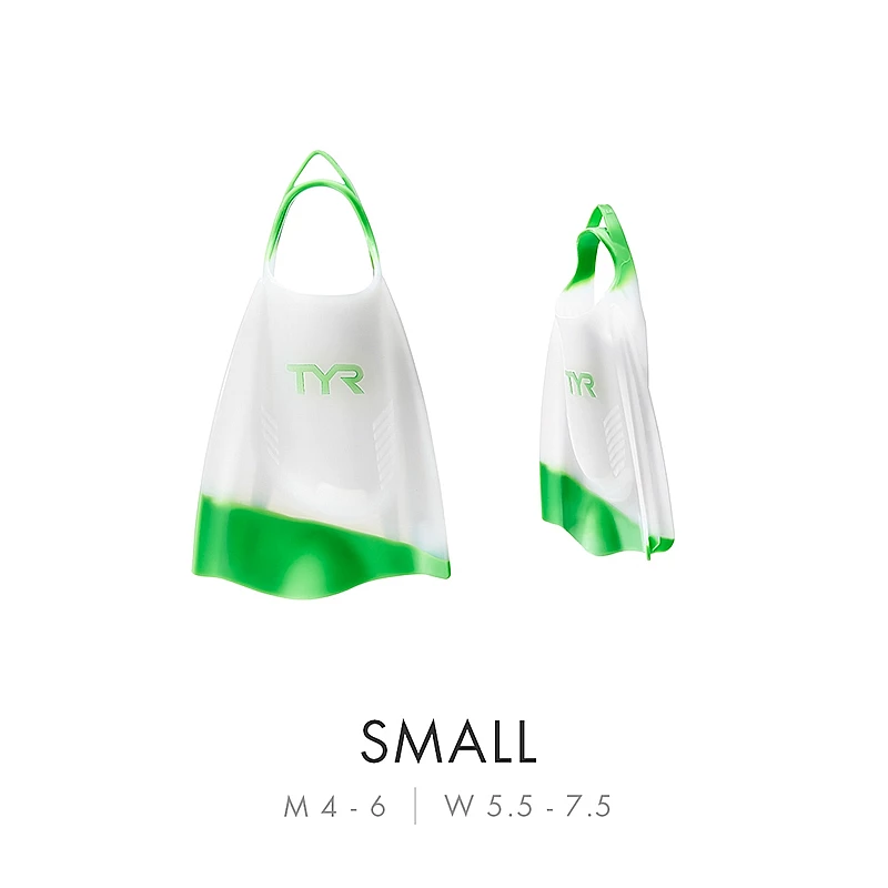 Ласти короткі TYR Hydroblade Fins, Green, S, Green