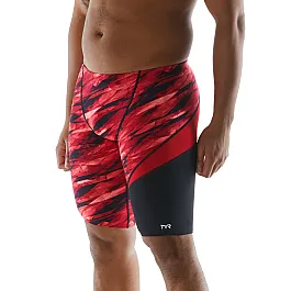 Чоловічі плавки-джаммери TYR Men's Virtic Wave Jammer, Red, 34, Red