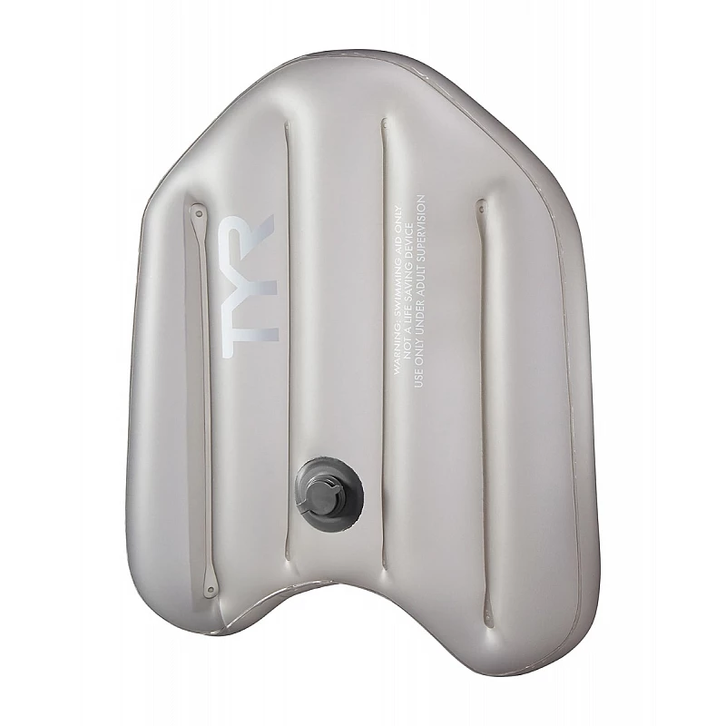 Дошка для плавання TYR Inflatable Kickboard, серый, GREY