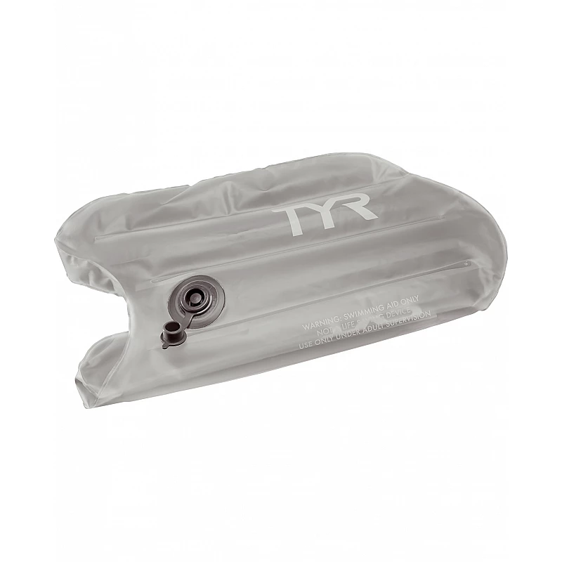 Дошка для плавання TYR Inflatable Kickboard, серый, GREY