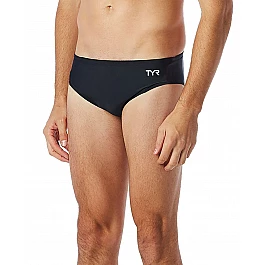 Чоловічі плавки TYR Solid Male Racer-A, Черный, 34, Black