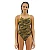 Суцільний жіночий купальник TYR Women's Fizzy Cutoutfit, Black/Gold, 26, Black/Gold