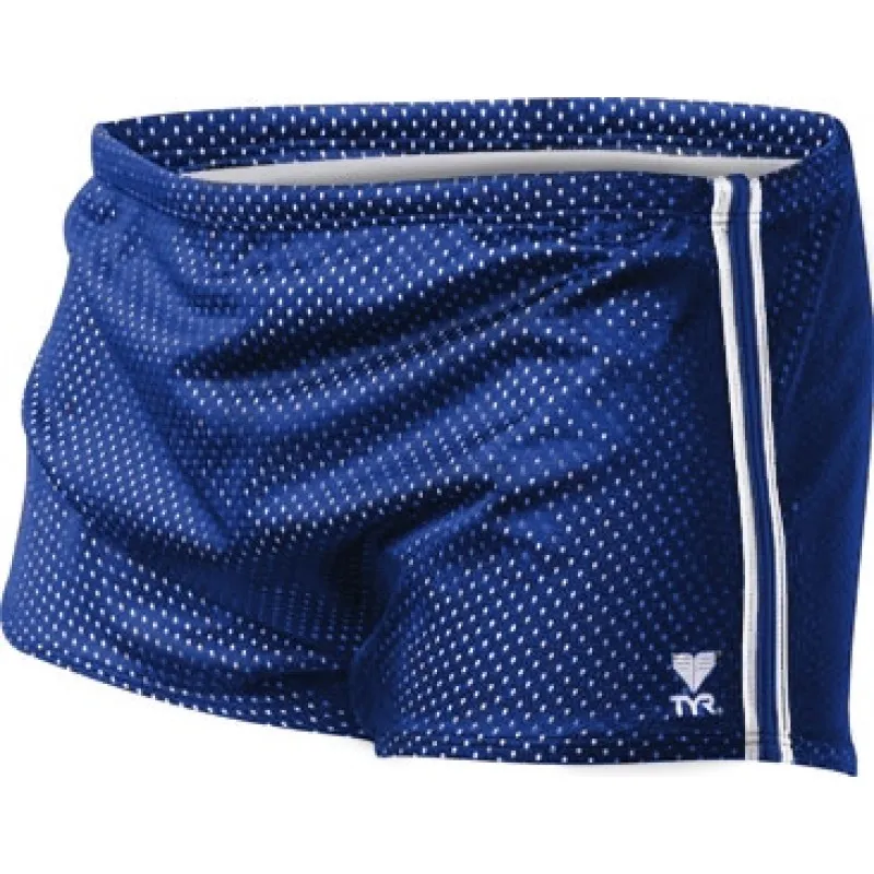 Чоловічі плавки TYR Men’s Poly Mesh Trainer, Navy, 28, Navy