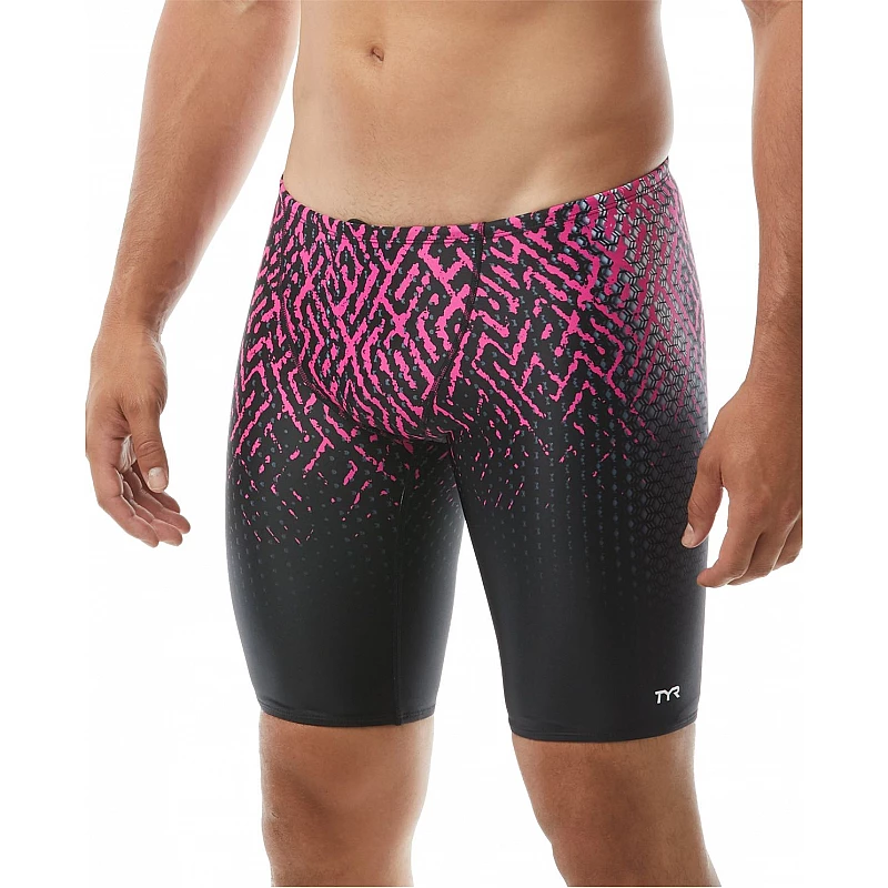 Чоловічі плавки-джаммери TYR Men’s Odyssey Jammer, Рожевий, 34, Pink