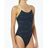 Купальник TYR Training Sandblasted Womens Cutoutfit, Чорный, 36, Black