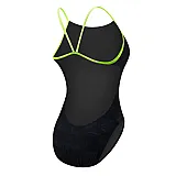 Купальник TYR Training Sandblasted Womens Cutoutfit, Чорный, 36, Black