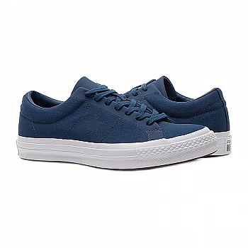 Кеди Converse ONE STAR OX Унісекс р.38 Синій/Білий