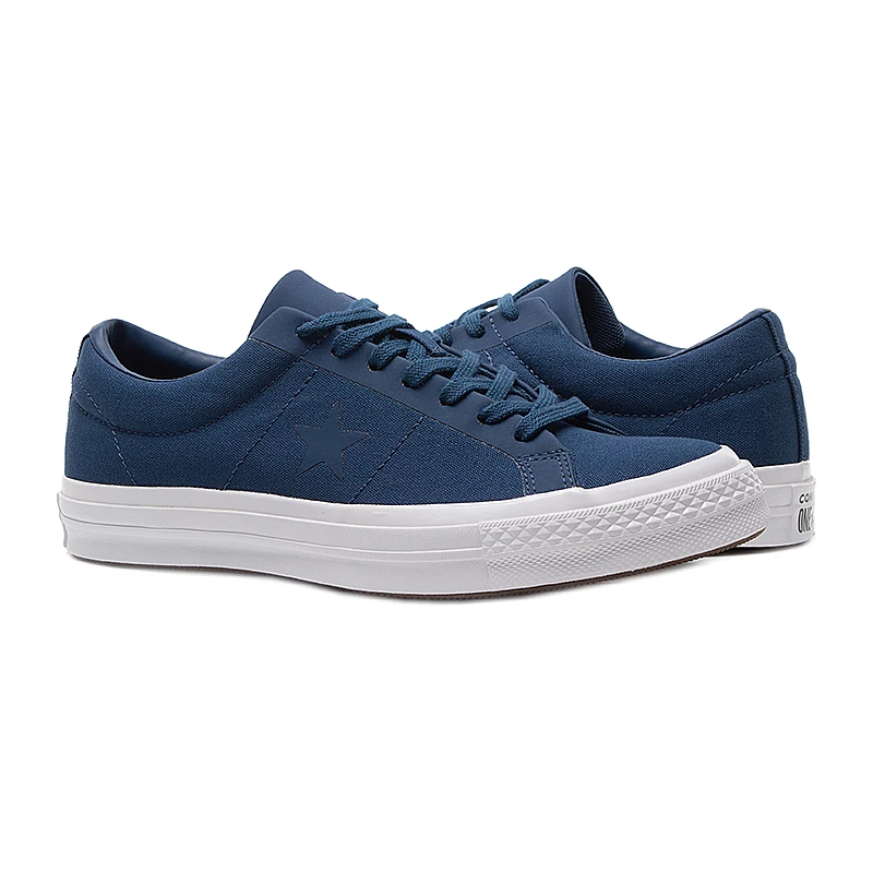 Кеди Converse ONE STAR OX Унісекс р.38 Синій/Білий