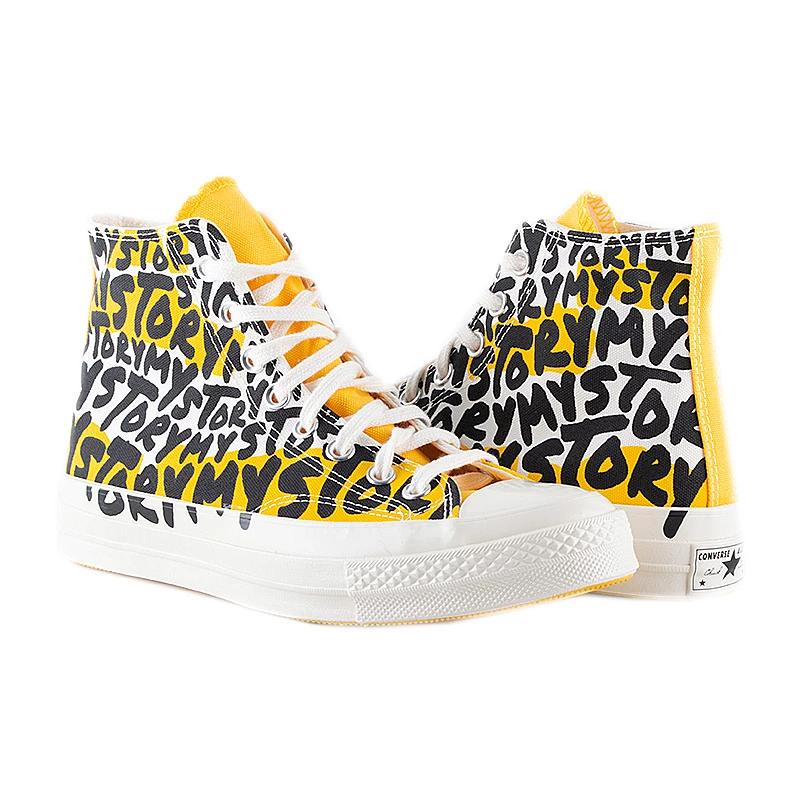 Кеди Converse CHUCK 70 HI Унісекс р.37 Комбінований/Білий