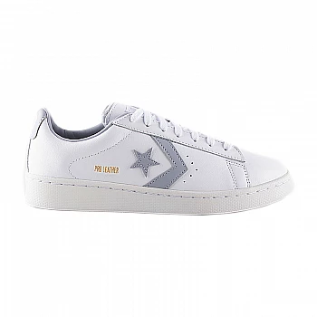 Кеди Converse PRO LEATHER OX Унісекс р.42 Сірий/Білий