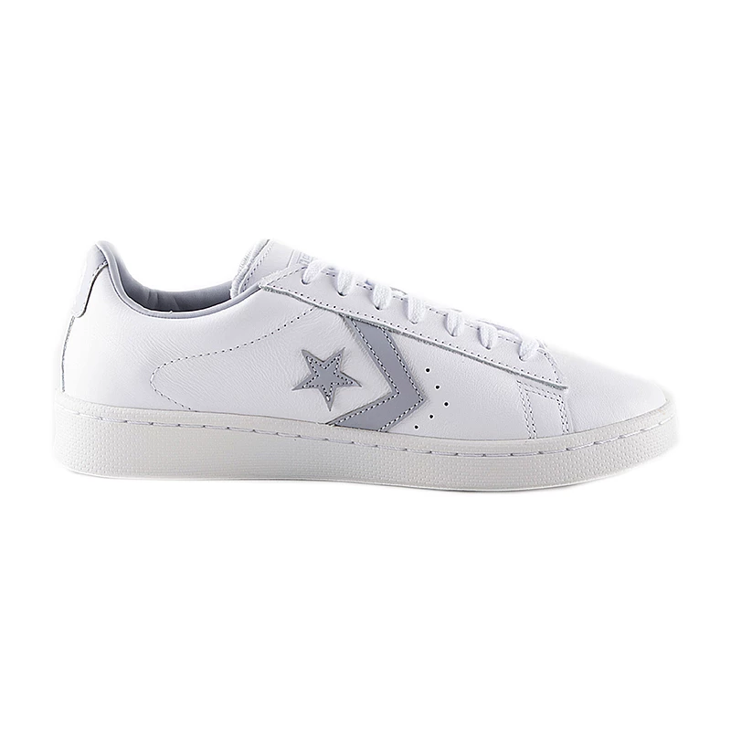 Кеди Converse PRO LEATHER OX Унісекс р.42 Сірий/Білий