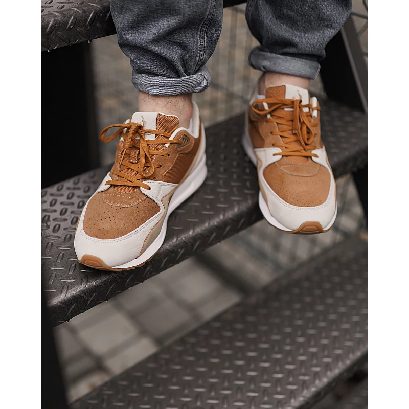 Кросівки Le Coq Sportif LCS R800 Чоловіча р.44 Білий/Коричневий