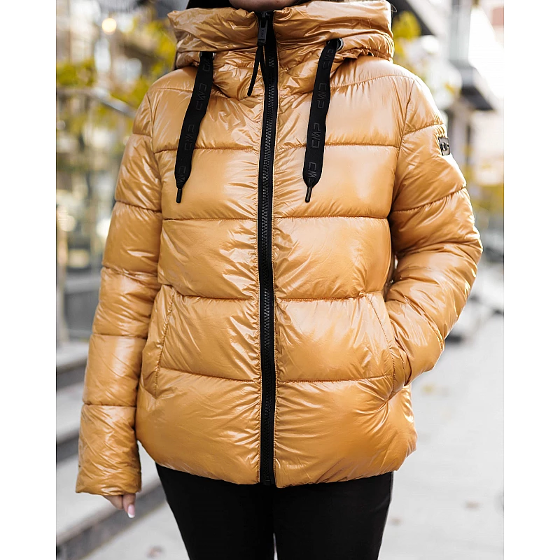 Куртка CMP WOMAN JACKET FIX HOOD Жіноча р.2XS Жовтий