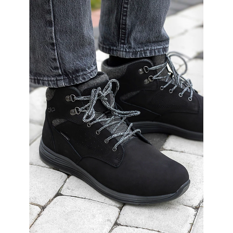 Черевики CMP NIBAL MID LIFESTYLE SHOE WP Чоловіки р.46 Чорний