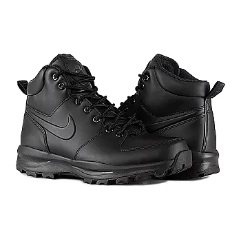 Кросівки Nike MANOA LEATHER Чоловіча р.40.5 Чорний