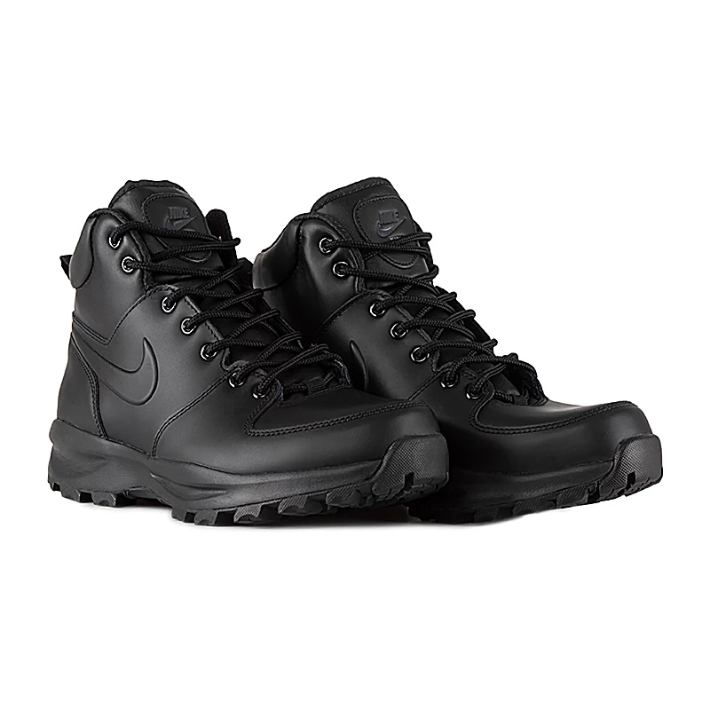 Кросівки Nike MANOA LEATHER Чоловіча р.40.5 Чорний