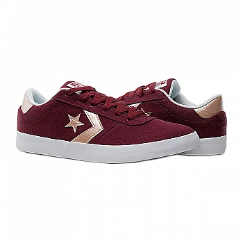 Кеди Converse Point Star Унісекс р.36 Білий/Бордовий