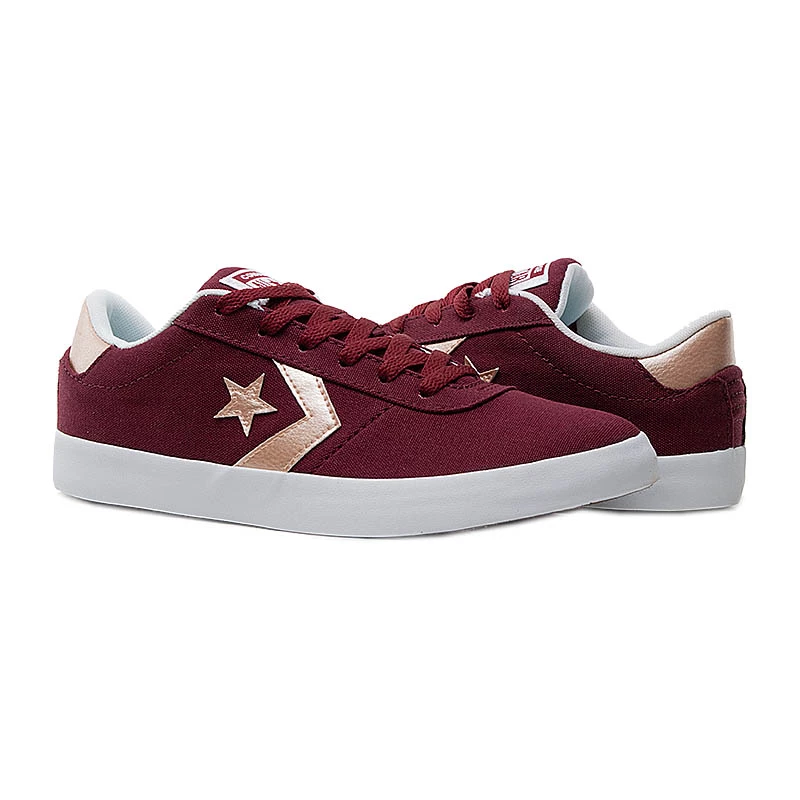 Кеди Converse Point Star Унісекс р.36 Білий/Бордовий