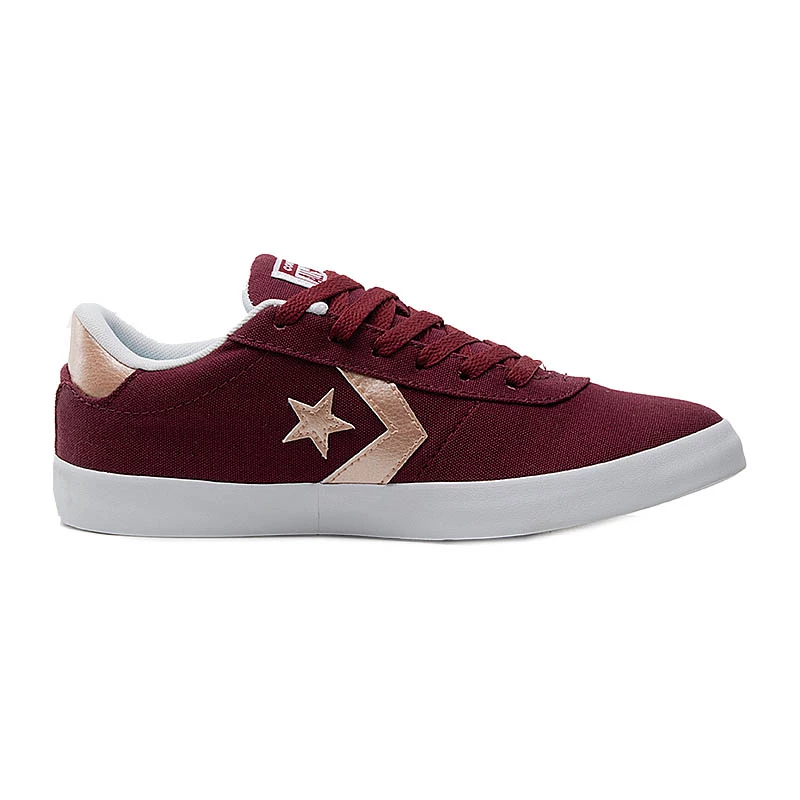 Кеди Converse Point Star Унісекс р.36 Білий/Бордовий