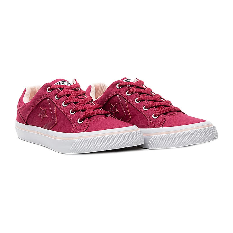 Кеди CONVERSE EL DISTRITO OX Жіноча р.37.5 Білий/Вишневий