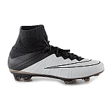 Бутси Nike MERCURIAL SUPERFLY LTHR FG Чоловіки р.40 Чорний