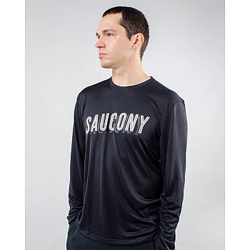 Кофта Saucony STOPWATCH LONG SLEEVE Чоловіча р.S
