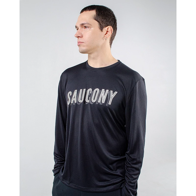 Кофта Saucony STOPWATCH LONG SLEEVE Чоловіча р.S