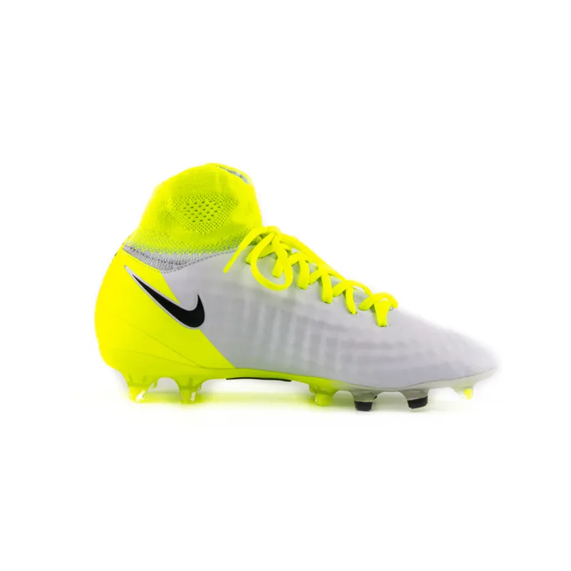 Бутси Nike MAGISTA OBRA II FG JR Унісекс (8-15) р.36 Салатовий/Білий