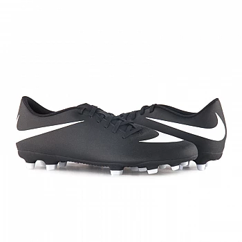 Бутси Nike BRAVATA II FG Унісекс р.47.5 Білий/Чорний