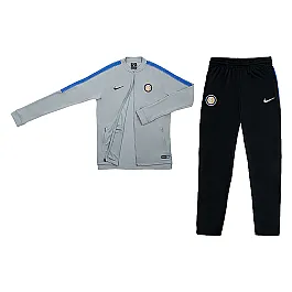 Костюм Nike INTER Y NK DRY SQD TRK SUIT K Хлопці (8-15) р.M Чорний/Сірий