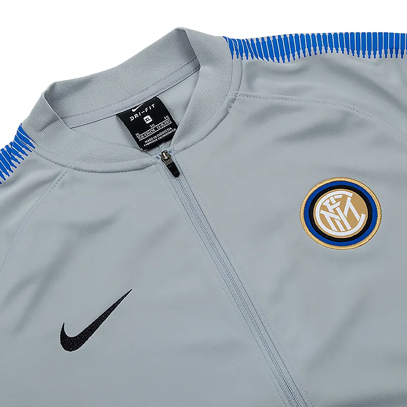 Костюм Nike INTER Y NK DRY SQD TRK SUIT K Хлопці (8-15) р.M Чорний/Сірий