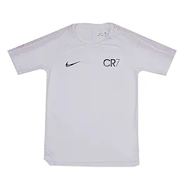 Футболка Nike cr7 dry sqd top ss gx Хлопчик (8-15) р.M Білий