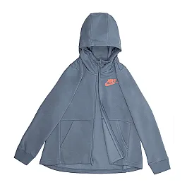 Кофта Nike G NSW HOODIE FZ PE Дівчата (8-15) р.L Сірий