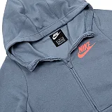 Кофта Nike G NSW HOODIE FZ PE Дівчата (8-15) р.L Сірий